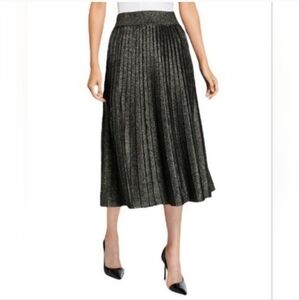 A New Day Pleated Elastic Waist Sparkle Skirt XXL Plus Size Skirt